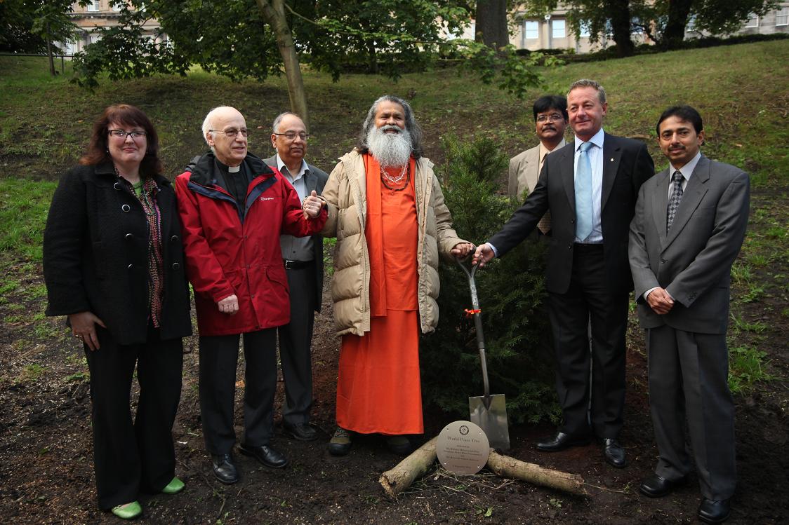 Edinburgh's first World Peace Tree, Wednesday 8th September 2010